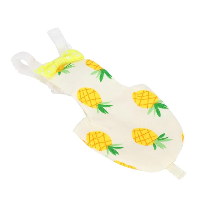 Oiseau de compagnie Mignon Couche Vêtements Couche Lavable Couches pour Urine Combinaison de Vol pour Mini Perroquet L 2 white