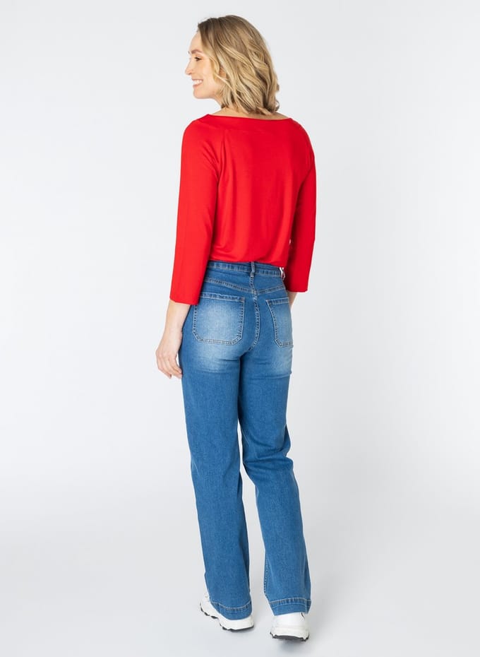 ES&SY Novee Tops - Red - maat 40