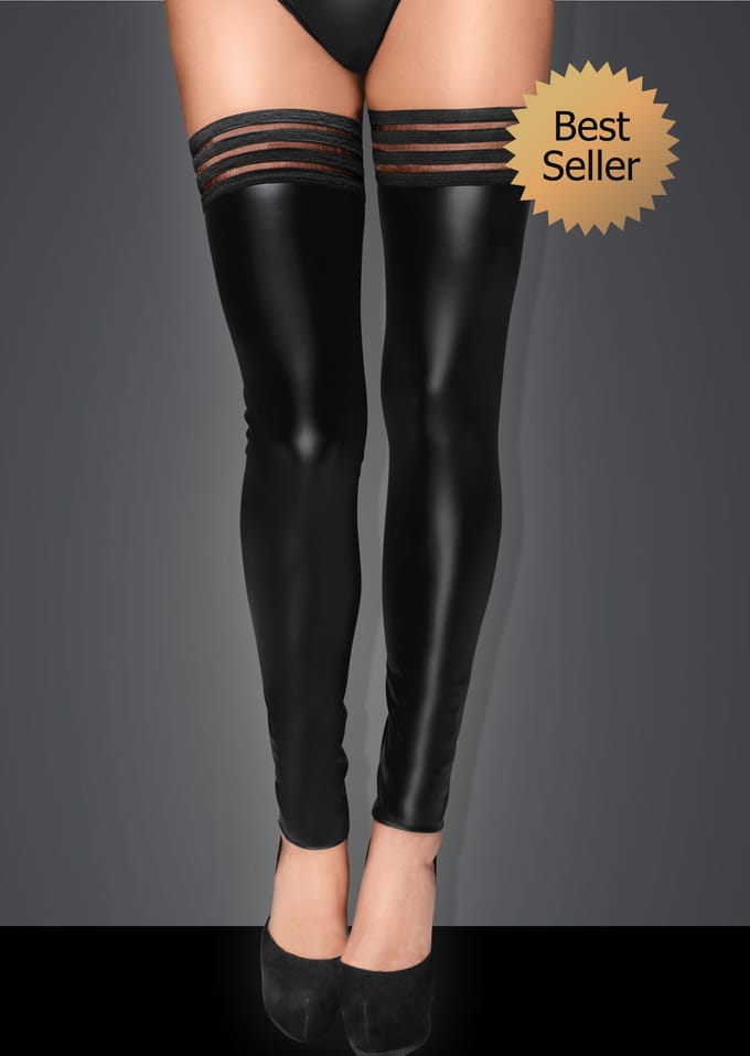 Noir Handmade Wetlook Kousen