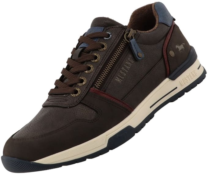 Mustang herensneaker 26M0281006 bruin