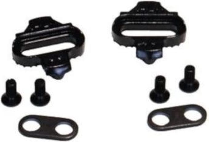 Vwp Schoenplaatjes Spd Shimano Systeem Zwart Per Set
