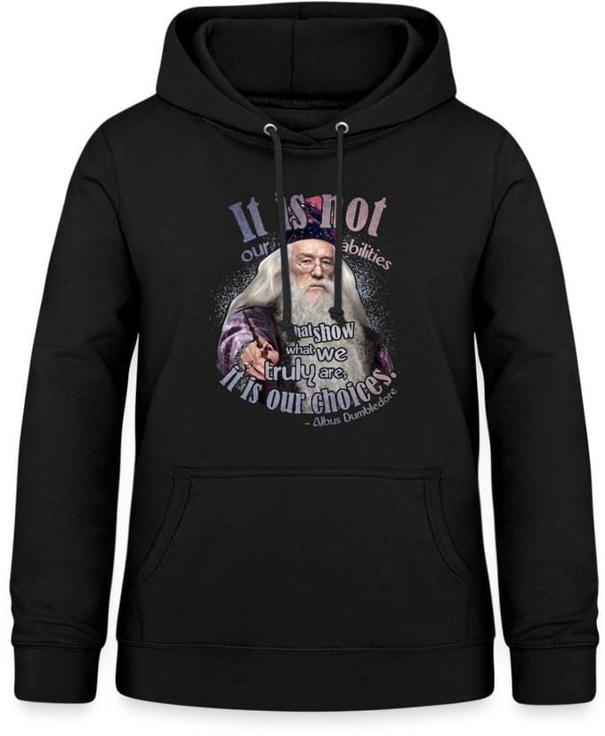 Harry Potter Albus Dumbledore Citaten Hoodie Dames
