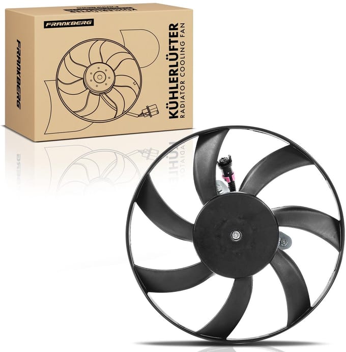 Frankberg 1x Motorradiator enkele ventilator