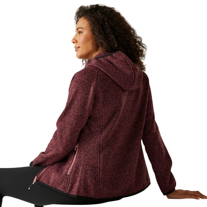 Regatta Dames Newhill Gevoerde Hoodie (Stofroze)