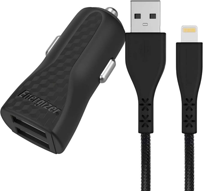 Energizer DC2CLLIM oplader voor mobiele apparatuur Universeel Zwart Sigarettenaansteker Auto