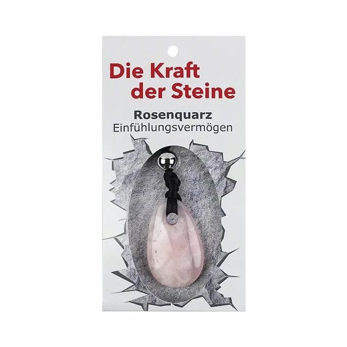 Hanger met Krachtsteen Rozenkwarts