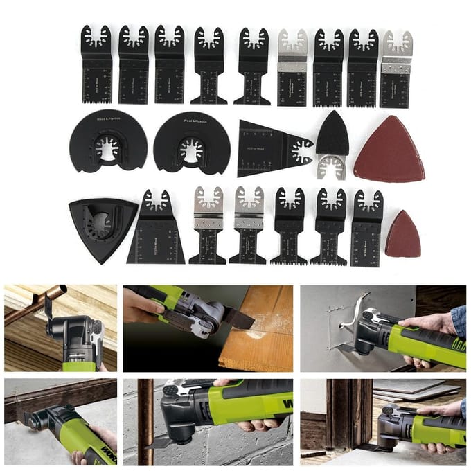 40-delige Zaagbladenset Multifunctioneel Hoge Koolstofstaal Houtbewerking Zaagaccessoires