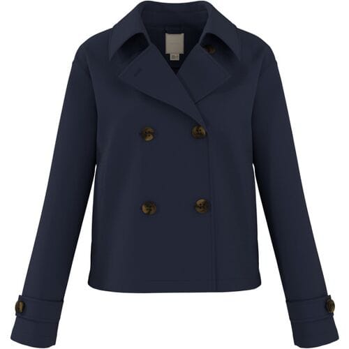 ESMARA Dames trenchcoat (Marineblauw, 40)