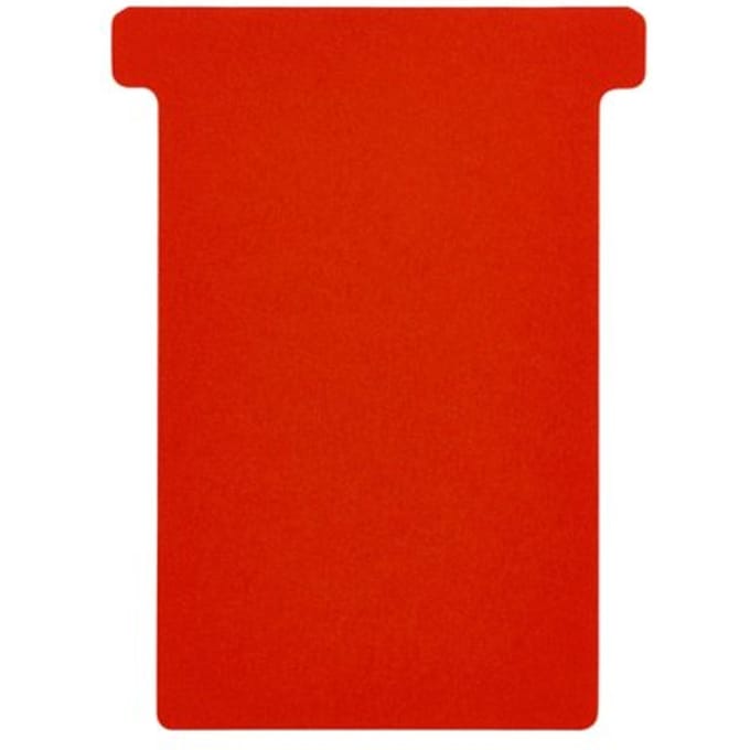 Atlanta Planbord T-kaart A5548-322 77mm rood