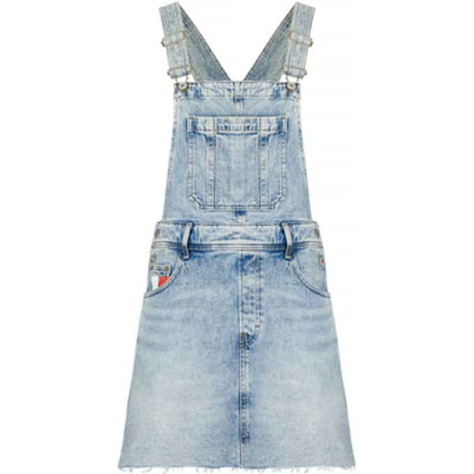 Jumpsui Tommy Jeans DENIM DUNGAREE DRESS RWB