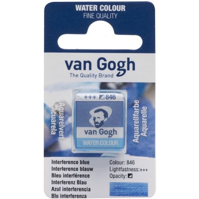 Peinture aquarelle van Gogh godet Bleu Interférence 846 blauw