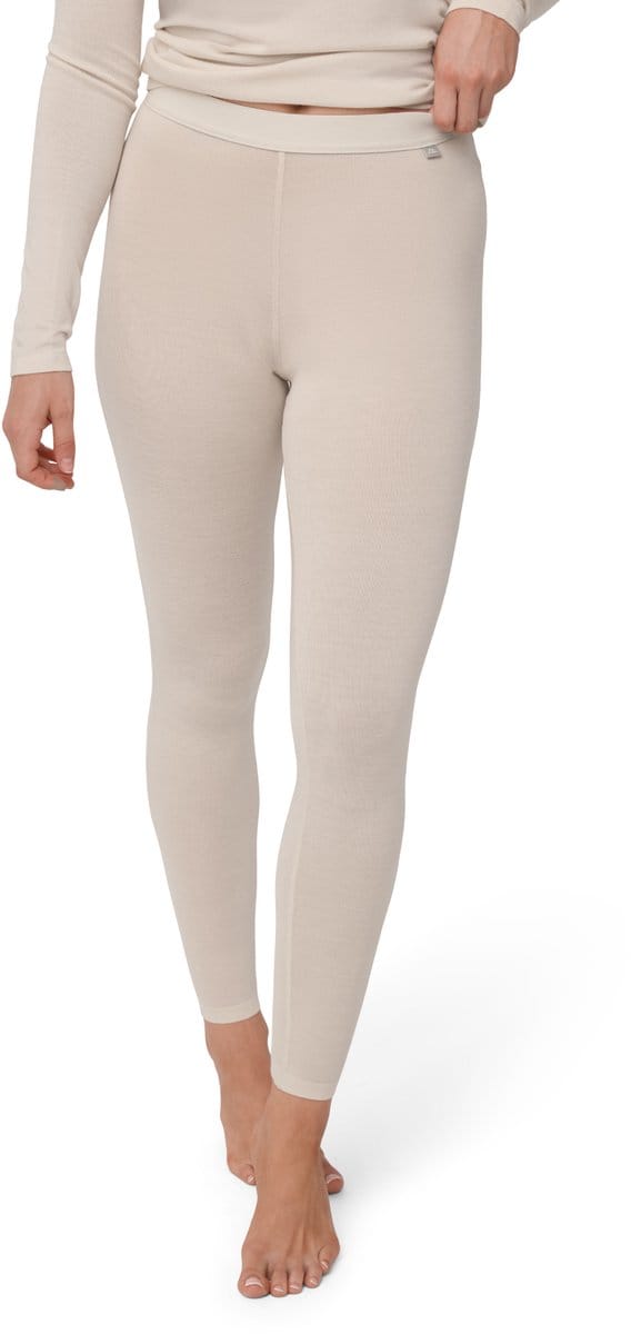 DANISH ENDURANCE Thermo Leggings - Dames - Merino Wol - Thermobroek - Gebroken Wit - Maat M