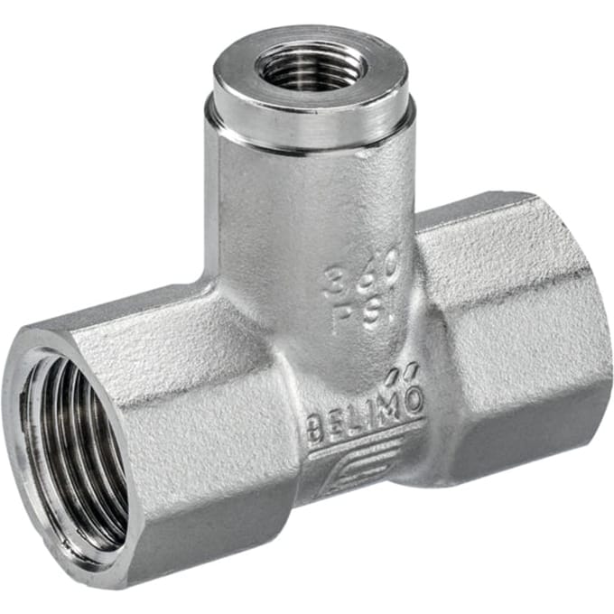 T-Stuk DN 32 M10x1 voor externe temperatuursensor voor directe onderdompeling