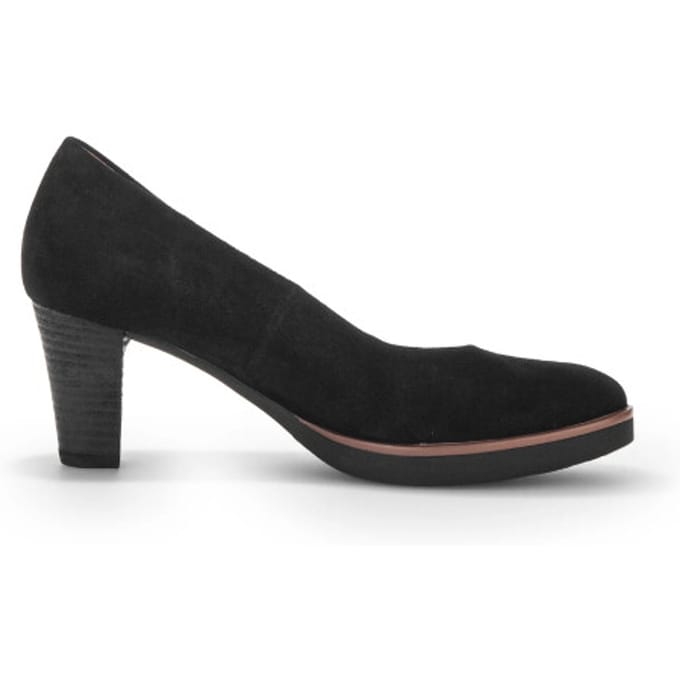 Gabor 32.110.47 - dames pump - Zwart - maat 35 (EU) 2.5 (UK)