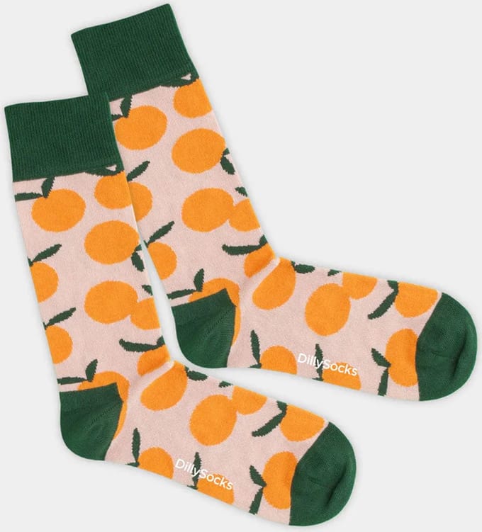 DillySocks Sweet Clementine Sock - maat 36-40