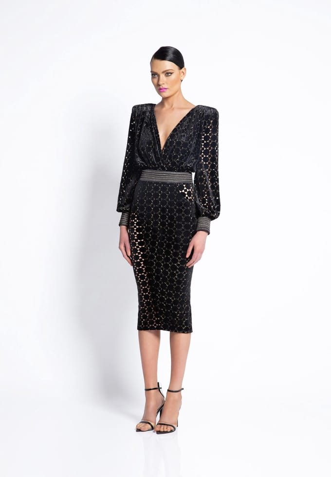 4PRESIDENT Meisjes jurk - Navy Blue - Maat 104 - Meisjes jurken