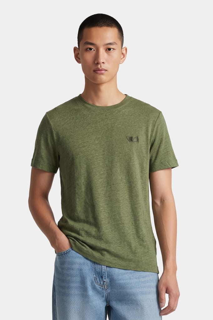 IRO Paris Tiram T-shirt Spring Green Maat: L | Basic T-Shirts Outlet | Heren | Groen