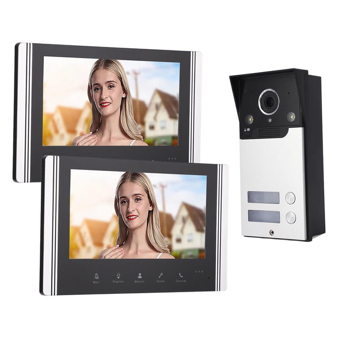 Video Deurbel Intercom Systeem 7in TFT LCD Scherm 120 graden Groothoek voor Huis Appartement