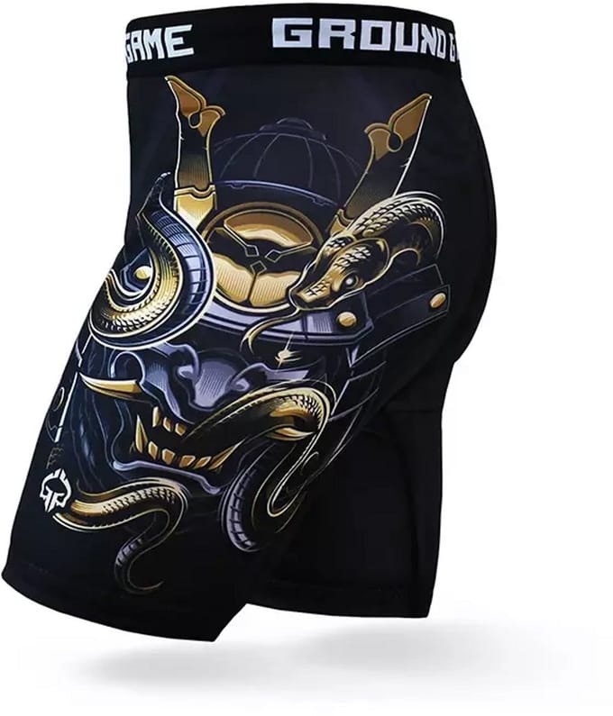Ground Game ONI Samurai - Vale Tudo Shorts - XL - Samuraimotief