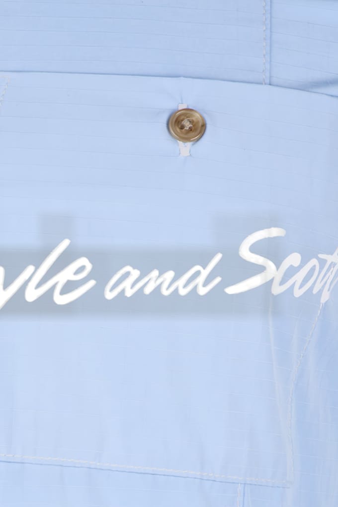 Lyle & Scott Panelled Overshirt Blue Water Taglia: S | Camicie Casual Outlet | Uomo | Blu