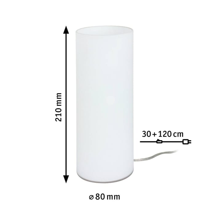Paulmann Noora 77010 Tafellamp Halogeen E14 40 W Opaal