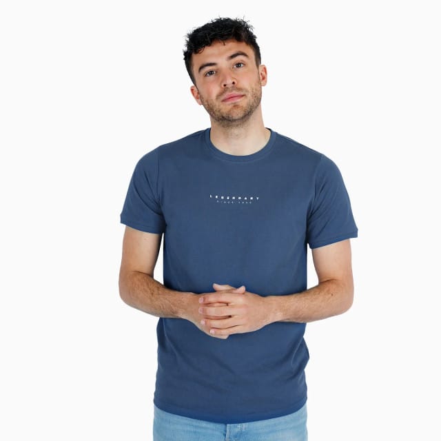 Heren T-Shirt Exloo - Marineblauw