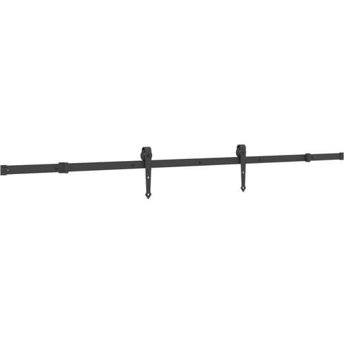 vidaXL - Schuifdeur - NARVIK - Naturel - en - Zwart - 80 - x - 210 - cm - (213,5 - cm)