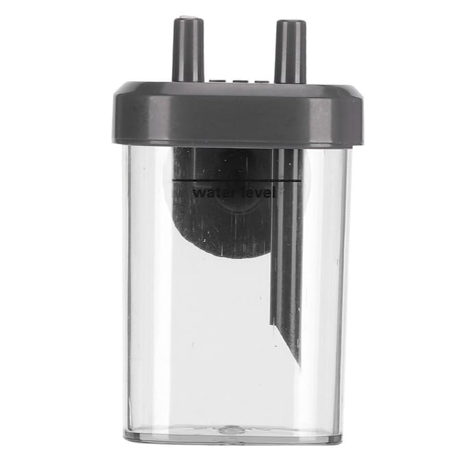 ABS Aquarium Draagbare Mini Kleine Koolstofdioxide CO2 Bubbel Teller met Sterke Zuignap Vis gray