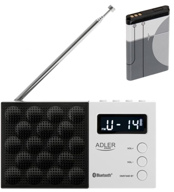 Adler AD 1908 Serie - Draagbare Radio - Bluetooth - LCD-scherm - FM/AM