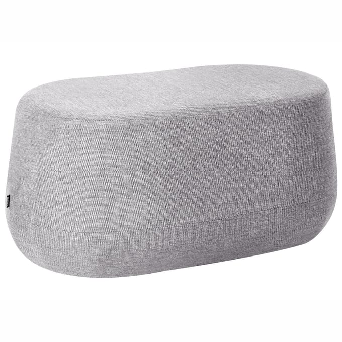 ASHTON - Bankje - Lichtgrijs - Polyester