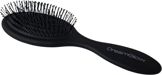 DreamGlow Classic Oval Detangler Brush – Zwart