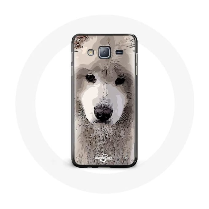 Coque pour samsung galaxy J5 2016 Samoyède Gris Race de chiens