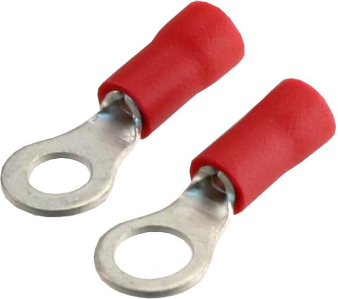 Q-link kabelschoen ringmodel, 6 x m4/6 x m5 rood