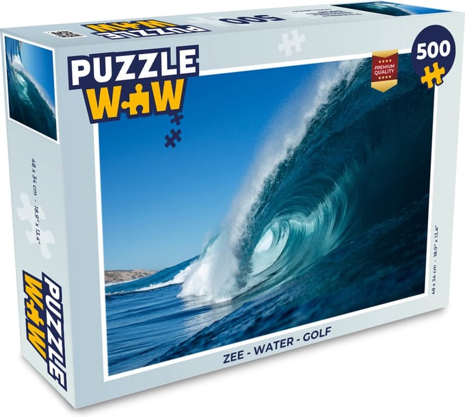 Puzzel Zee - Water - Golf - Legpuzzel - Puzzel 500 stukjes