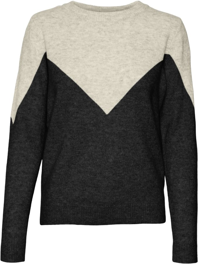 VERO MODA - VMPLAZA LS BLOCK PULLOVER GA BOO - Dames - Gebreide truien