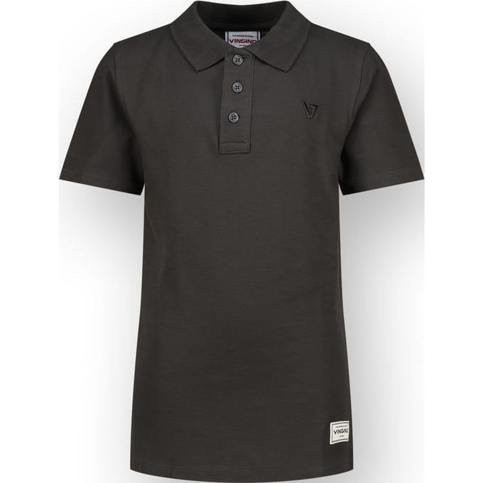 Vingino Boys Polo Basic Polo / Rugby Mettalic Grey Größe: 2 | Hemden Outlet | kids | Grau