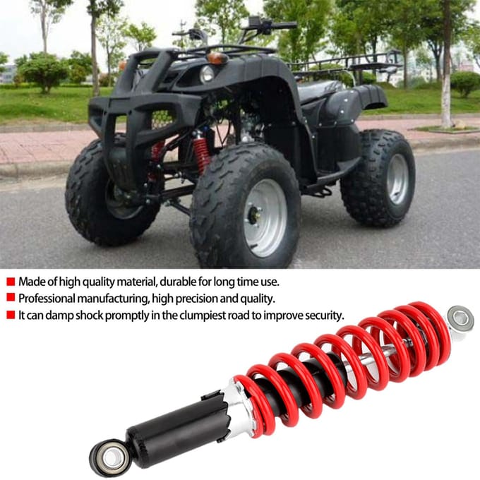 Amortisseurs avant de 305 mm, suspensions adaptées aux quads 110 cc, 150 cc, 200 cc et 250 c red