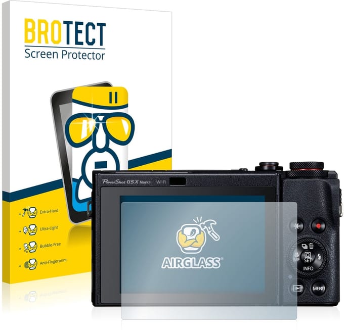 Screenprotector voor Canon PowerShot G5 X Mark II Beschermglas transparant