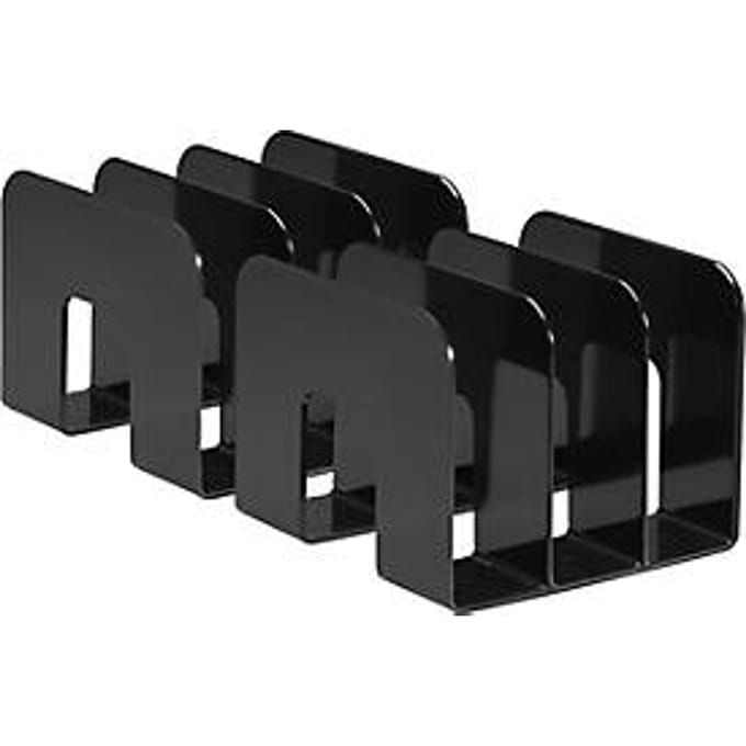 Durable boekensteun Trend, zwart 2 stuks