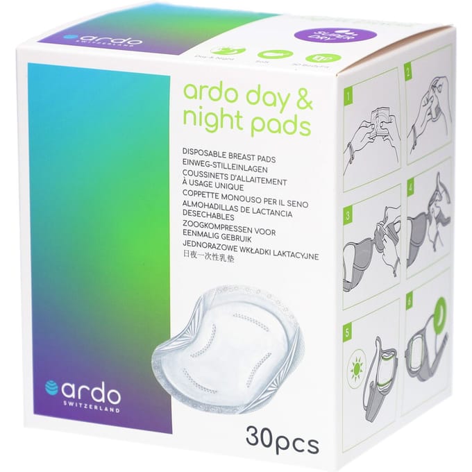 Ardo® Day & Night Pads Wegwerp Borstcompressen 30 Zoogkompressen