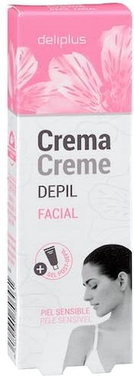 Deliplus Sensitive Skin Ontharing Creme 20ml met Gel After Hair Removal 10ml