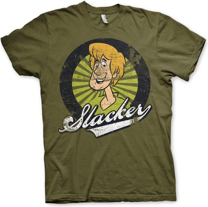 Scooby Doo Shaggy The Slacker T-shirt olijfgroen