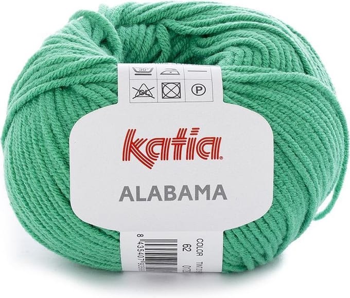 Katia Alabama - 62 groen - Katoen/Acryl Garen