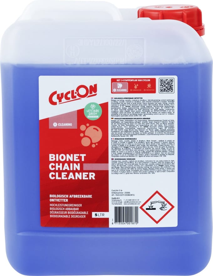 CyclOn Biologisch afbreekbare kettingreiniger - krachtige formule - 5 liter