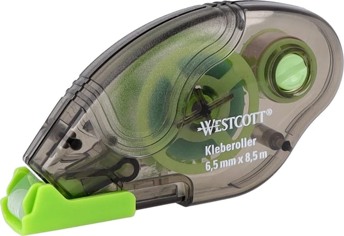 Westcott lijmroller - 8.5mx6.5cm - AC-E730501