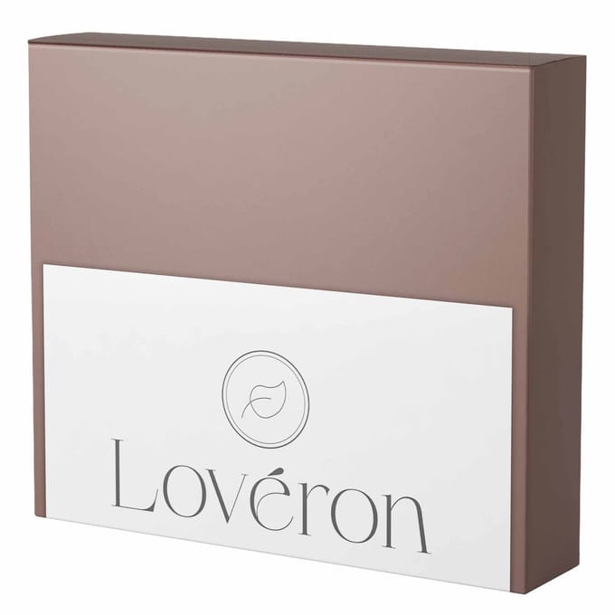 Lovéron kussensloop - Percale Katoen - 2 stuks - 50x70 cm - Taupe