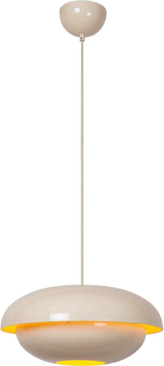 Lucide YOUNES - Hanglamp - Ø 40 cm - 1xE27 - Beige - Essential