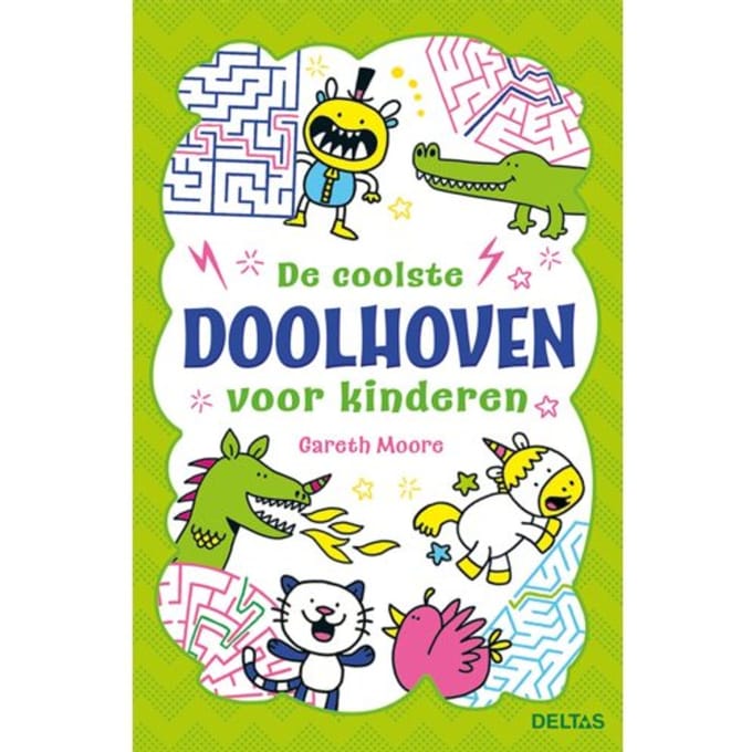 Deltas coolste doolhoven voor kinderen Educatieve boeken (spelletjes en raadsels)