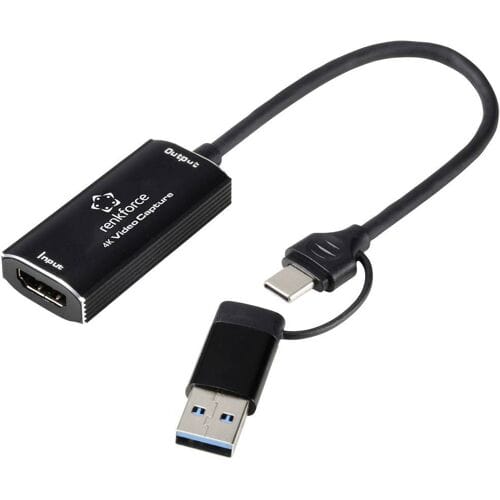 Renkforce RF-4KVC-100 Video Capture System USB Plug & Play