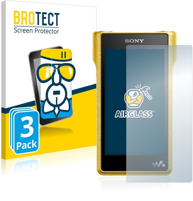 Screenprotector 3 Stuks voor Sony Walkman NW-WM1A Beschermglas transparant